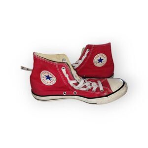 Converse Chuck Taylor Red Canvas High Tops Skate M 11 /‎ W 9 Sports Classic
